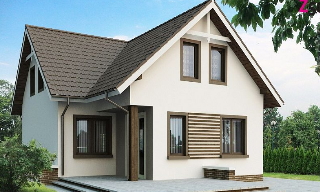 Проект дома 10 на 10 с мансардой в Нижневартовске - zar.stroy от 310950 рублей