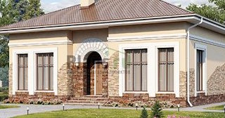 Одноэтажный дом из кирпича под ключ в Нижневартовске - zar.stroy, цены от 134745 руб.